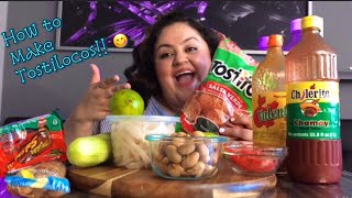 HOW TO MAKE TOSTILOCOS 😋  MEXICAN SNACK RECIPE [upl. by Jolie592]