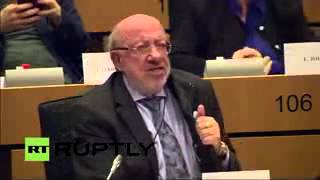 Louis Michel un député européen belge pête un cable et se fait lourder [upl. by Dorlisa]