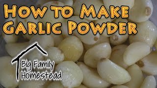 How to Make Garlic Powder AT Home [upl. by Noel617]