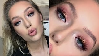 Rose Gold Makeup Tutorial [upl. by Aillemac]