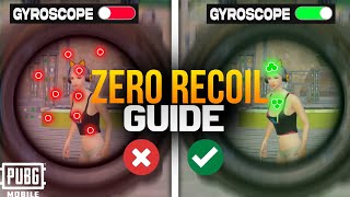 How To HOLD PHONE and Get Zero Recoil In PUBG MOBILEBGMI  Gyroscope and ADS Guide [upl. by Helsa]