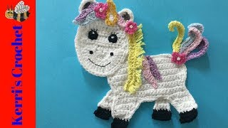 Crochet Unicorn Tutorial Part 1 [upl. by Ialocin907]