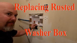 How To Install A Washing Machine Box [upl. by Ardiedal365]