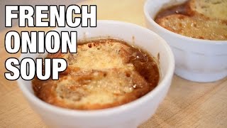 Easy French Onion Soup  The Hungry Bachelor [upl. by Evelinn]