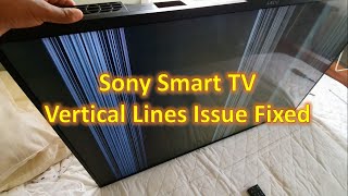 Sony Smart TV Vertical Lines Issue Fixed [upl. by Ahcilef507]