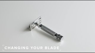 How to Put Blades in a Safety Razor [upl. by Rehotsirk]