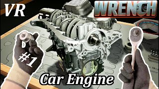 Wrench  Building an Engine in VR  Mixed Reality Oculus gameplay 1 [upl. by Llenahs474]