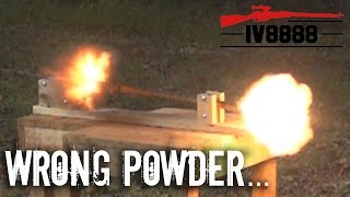 Smokeless Powder in a Muzzleloader [upl. by Genesa]