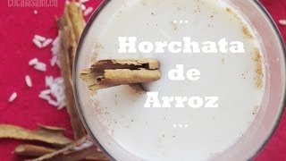 Agua de Horchata con Arroz  Receta Mexicana [upl. by Namqul]