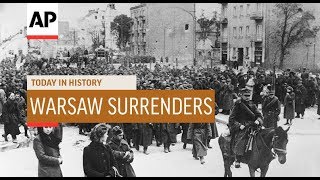 Warsaw Surrenders  1939  Today In History  27 Sep 18 [upl. by Longerich]