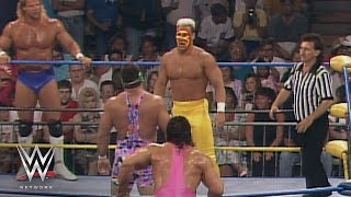 The Steiner Brothers vs Sting amp Lex Luger WCW SuperBrawl on WWE Network [upl. by Ahsiuqel]