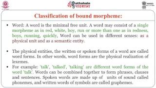 Basic Concepts in Morphology ENG [upl. by Divod]