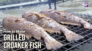 How to Make Grilled Croaker fish [upl. by Donegan]