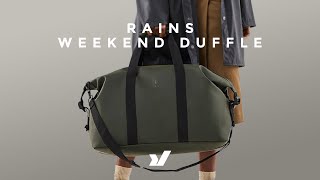 NoFuss Overnight Bag  The Rains Weekend Duffle [upl. by Colan]