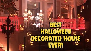 The BEST Halloween Decorated House EVER  Ghost Manor in New Orleans [upl. by Adolpho]