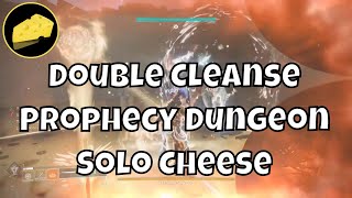 Double Cleanse Prophecy Dungeon Solo Flawless and Speedrun Cheese Glitch [upl. by Attevaj]