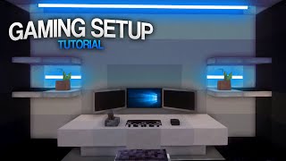 Gaming Computer in Minecraft 3 Bildschirme🎮 Tutorial [upl. by Ahsataj]