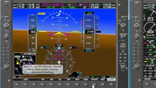 G1000 LPV Instrument Approach demonstration [upl. by Natala753]