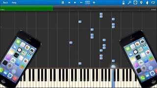 iPHONE RINGTONES IN SYNTHESIA [upl. by Ogdon]