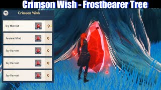 Genshin Impact  Crimson Wish Showcase Frostbearing Tree Level 8 Dragonspine Agate [upl. by Anitirhc]