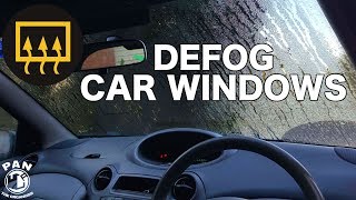 HOW TO DEFOG CAR WINDOWS SUPER FAST [upl. by Schnabel]