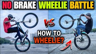 CYCLE STUNT CHALLENGE  How to Wheelie [upl. by Viguerie]