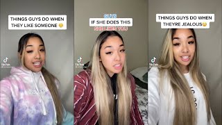 Things guysgirls do when they like someone HiHello it’s anne tiktok compilation [upl. by Gorrian]