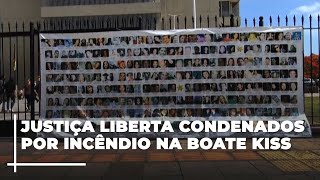 BOATE KISS  Justiça liberta condenados por incêndio [upl. by Llenart]