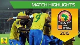 Burkina Faso  Gabon  CAN Orange 2015  17012015 [upl. by Houlberg]