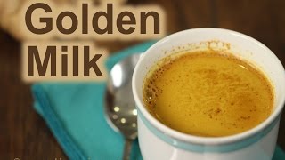 How To Make Golden Milk  Turmeric Benefits  Rockin Robin Cooks [upl. by Adelheid]