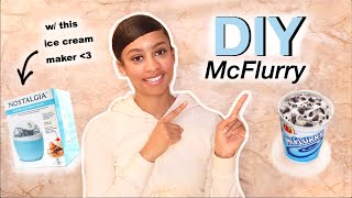 DIY McFlurry  Nostalgia Ice cream Maker [upl. by Shiri]