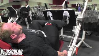 Training Videos  Dennis Wolf trains legs [upl. by Anailuig]