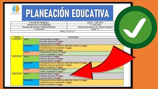 TUTORIAL Cómo Hacer una PLANEACIÓN DIDÁCTICA 2025  Pedagogía [upl. by Delos520]