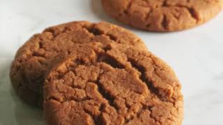 Eggless Ginger Cookie Recipe  Ginger Nuts Recipe  FoodLifeAndMoney [upl. by Asiram392]