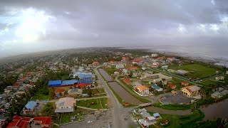 GUYANA ANNA REGINA TOWN ON THE ESSEQUIBO COAST AERIAL VIEW [upl. by Ellasal]