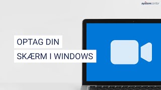 Optag din skærm i Windows 10 [upl. by Yekram919]