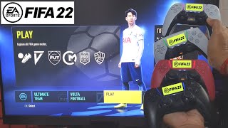 PS4PS5  How to play FIFA22 Local CoOp  Multiplayer amp add 4 Controller [upl. by Yeniffit]