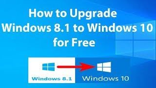 Upgrade Windows 81 to Windows 10 for Free [upl. by Mcleod]