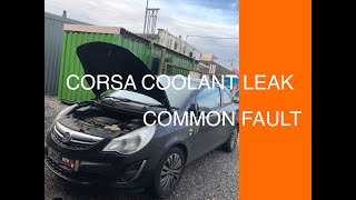 Corsa 12 coolant leak COMMON FAULT [upl. by Adrian926]