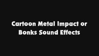 Cartoon Metal Impact or Bonks SFX [upl. by Nhguaval]