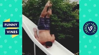 SCORPION Down WATER SLIDE  Funny Fails [upl. by Shute]