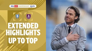 CLARETS TOP  Sheffield Wednesday v Burnley extended highlights [upl. by Noah279]