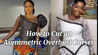 How to Cut an Asymmetric Overbust Corset Beginner friendly [upl. by Emerson166]