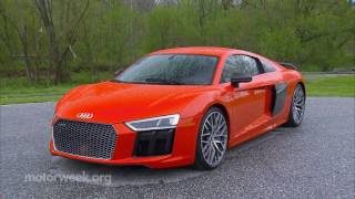 MotorWeek  Road Test 2017 Audi R8 [upl. by Sublett]