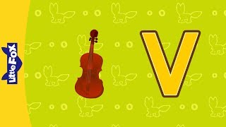 Letter V  Phonics Songs  Little Fox  Animated Songs for Kids [upl. by Azriel]