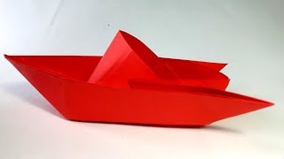 Como hacer un Barco de papel Origami  How to Make an Origami Paper Boat [upl. by Shawn941]