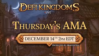 DeFi Kingdoms  AMA December 14 2023 [upl. by Lac]