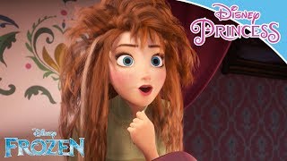 Frozen  Anna Waking Up  Disney Princess [upl. by Ennaecarg]