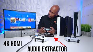 4k HDMI Audio Extractor With Optical and 35mm Outputs HDA912 [upl. by Nivej]