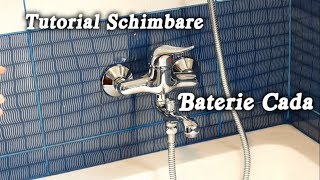 Tutorial schimbare  montare baterie cada  dus [upl. by Itaws]